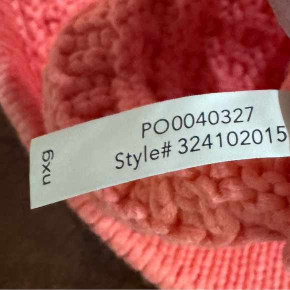 Boston Proper Textured Button Up Lady Cardigan Shell Pink Knit Gold Detail Sz S - Picture 5 of 8